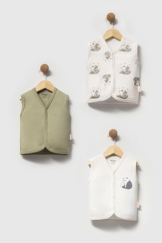 Panda Theme 3'lü Yelek